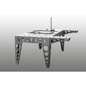 Equerre multi-angles Inox 250x250x50 - Tables de soudure JPS